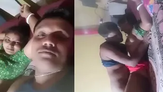 Village Couple Fucking Raw On Bedroom Floor Caught On Camera