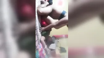 Village Couple Fucking Raw On Bedroom Floor Caught On Camera
