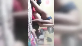Village Couple Fucking Raw On Bedroom Floor Caught On Camera
