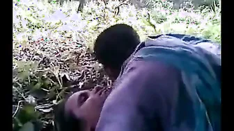 Indian College Girl Enjoying Threesome Fun In The Fields