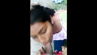 Teen Babe Getting Drilled Outdoors By Her Horny Boyfriend