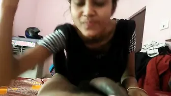 Young College Babe Giving Head To Her Professor After Class