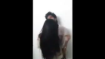 College Lovers Making Out Passionately In Her Hostel Room