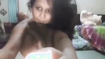 Shy Desi Girl Recording Herself Naked In Bedroom Alone