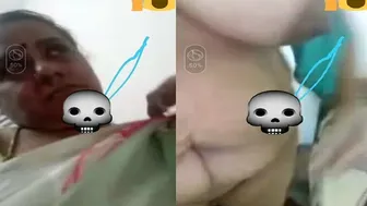 Mature Indian Aunty Stripping And Teasing On Video Call