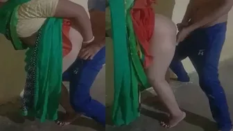 Bhabhi Getting Railed Standing Up Against The Bedroom Wall