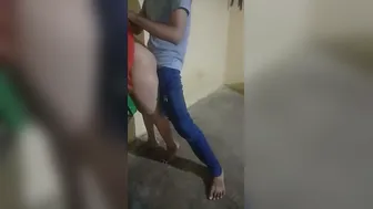 Bhabhi Getting Railed Standing Up Against The Bedroom Wall