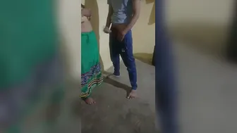 Bhabhi Getting Railed Standing Up Against The Bedroom Wall