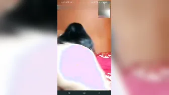Curvy GF Stripping Naked During Steamy Video Call Sex