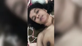 Wife From South Getting Her Big Boobs Squeezed And Pussy Drilled