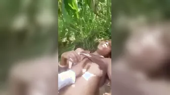 Taking Her Outside In The Fields For Wild Afternoon Session