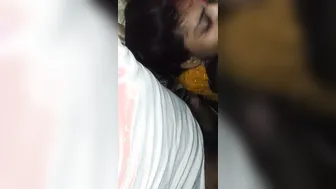 Wife Giving Sloppy Head Before Getting Fucked In Their Bedroom