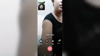 Bengali Babe Stripping Naked During Naughty Video Call Session