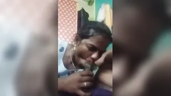 Indian Slut Sucking Her Client's Dick For Money In Hotel Room