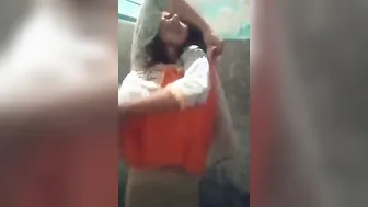 Young College Girl Caught Bathing Naked In Her Bathroom On Camera