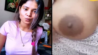 Cute GF Stripping And Showing Off On Video Call Today