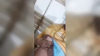 Young Village Babe Flashing Her Tits In Bathroom Selfie Video
