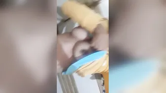 Young Village Babe Flashing Her Tits In Bathroom Selfie Video