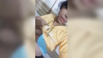Young Village Babe Flashing Her Tits In Bathroom Selfie Video