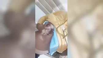 Young Village Babe Flashing Her Tits In Bathroom Selfie Video