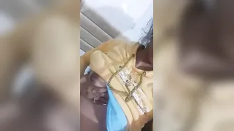 Young Village Babe Flashing Her Tits In Bathroom Selfie Video