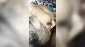 Village Bhabhi Sucking Cock While Getting Her Boobs Pressed Hard