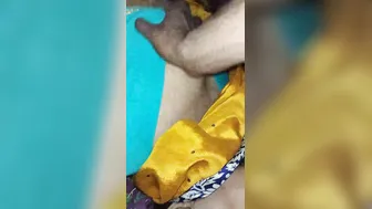 Village Bhabhi Sucking Cock While Getting Her Boobs Pressed Hard