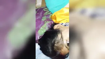 Village Bhabhi Sucking Cock While Getting Her Boobs Pressed Hard
