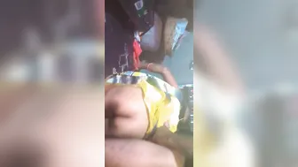 Village Bhabhi Getting Pounded Standing Up Against The Wall Outside