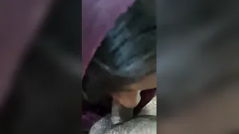 Beautiful Desi Girl Swallowing Cum After Giving Messy Blowjob