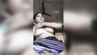 Indian Housewife Stripping Naked And Teasing Her Secret Lover