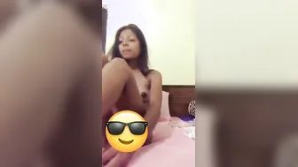 Slim GF Getting Naked During Video Call Sex Chat Now