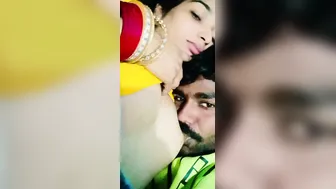 Married Woman Exposing Her Huge Milky Boobs Feeding Milk