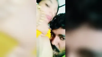 Married Woman Exposing Her Huge Milky Boobs Feeding Milk