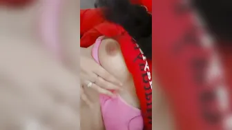 College Girl Rubbing Her Pussy Feeling Horny In Her Bedroom