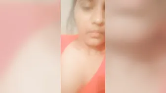 College Babe Showing Off Her Perky Tits In Selfie Video