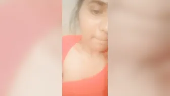 College Babe Showing Off Her Perky Tits In Selfie Video