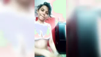 Desi Girl Removing Her Bra Revealing Her Milky Soft Boobs