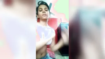 Desi Girl Removing Her Bra Revealing Her Milky Soft Boobs