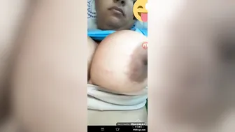 Married Bhabhi Stripping On Video Call Flashing Her Big Tits