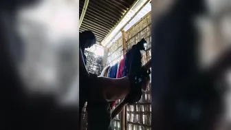 Horny Lovers Fucking Standing Up Against The Wall Desi Style