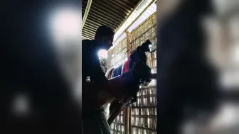 Horny Lovers Fucking Standing Up Against The Wall Desi Style
