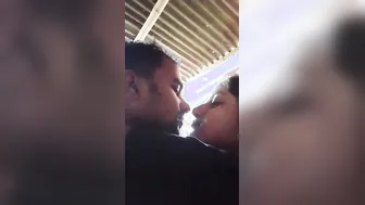 Horny Lovers Fucking Standing Up Against The Wall Desi Style