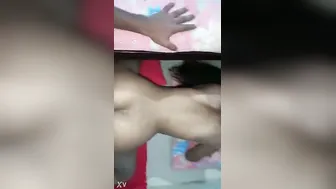 Desi Wife Bent Over Taking My Dick Deep Doggy Style At Home