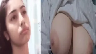 My GF Revealing Her Perfect Round Tits In Hot Selfie