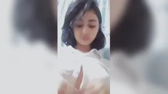 My GF Revealing Her Perfect Round Tits In Hot Selfie