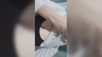 My GF Revealing Her Perfect Round Tits In Hot Selfie