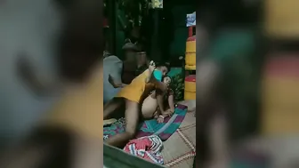 Shop Owner Pounding His Neighbors Wife Behind The Counter