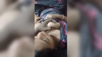 Married Tamil Wife Getting Her Tits Squeezed In Leaked Mms