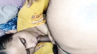 Bhabhi Sucking And Riding Him Till He Cums Inside Her Pussy